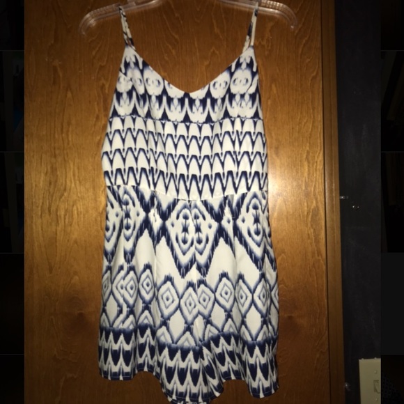 Forever21 Blue and White Romber - Picture 2 of 2